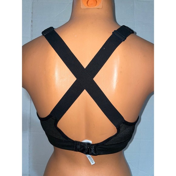 34D Victoria’s Secret VSX Black Sportswear athletic workout Bra - Picture 4 of 6